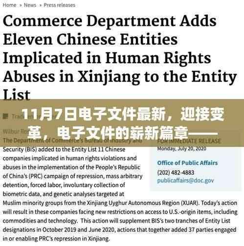 11月7日电子文件最新动态，开启学习变革的新篇章，自信与成就感的诞生之旅