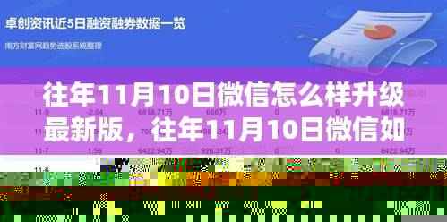 微信升级指南,往年11月10日版本升级步骤、注意事项与案例分析