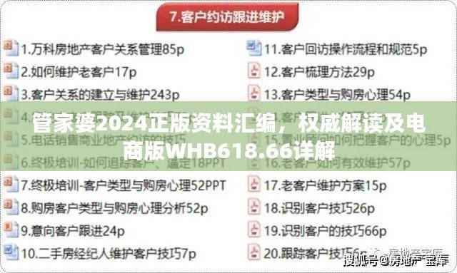 管家婆2024正版资料汇编,权威解读及电商版WHB618.66详解