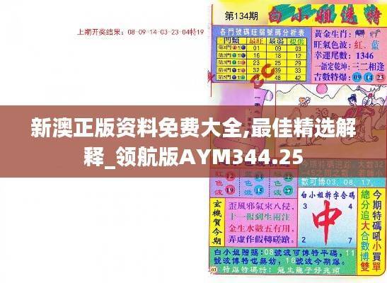 新澳正版资料免费大全,最佳精选解释_领航版AYM344.25