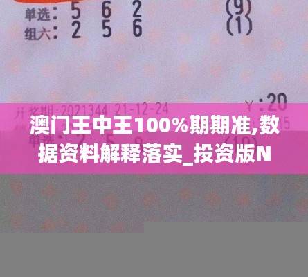 澳门王中王100%期期准,数据资料解释落实_投资版NAG344.86