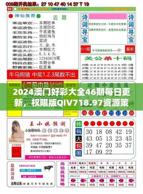 2024澳门好彩大全46期每日更新,权限版QIV718.97资源策略