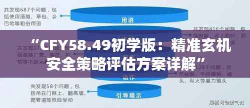 “CFY58.49初学版:精准玄机安全策略评估方案详解”
