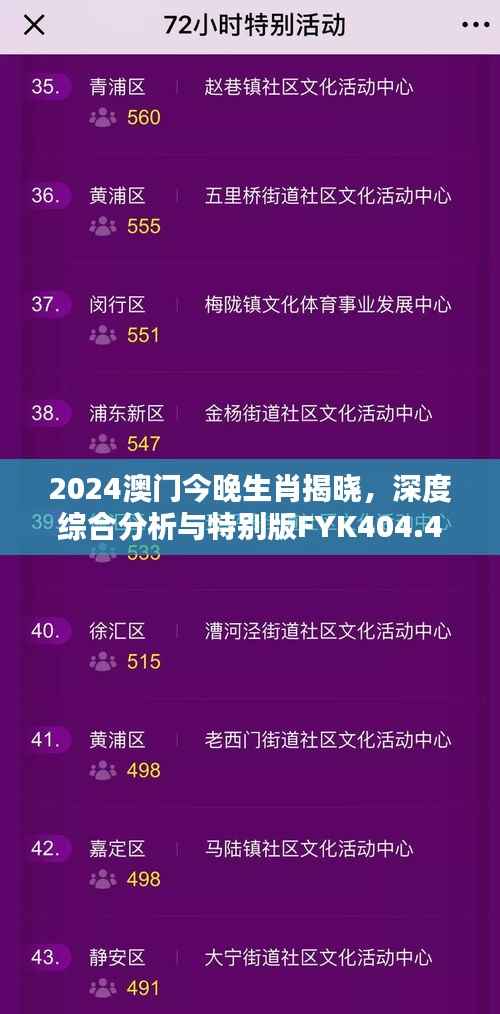 2024澳门今晚生肖揭晓,深度综合分析与特别版FYK404.47