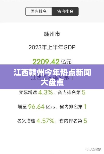 江西赣州今年热点新闻大盘点