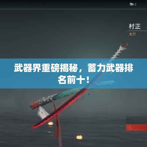 武器界重磅揭秘,蓄力武器排名前十!
