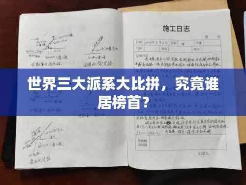 世界三大派系大比拼,究竟谁居榜首?